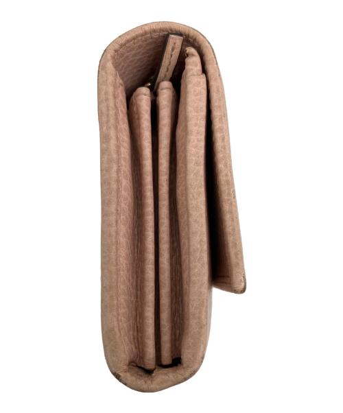 GUCCI（グッチ）GUCCI (グッチ) GGマーモント 長財布 ピンクの古着・服飾アイテム