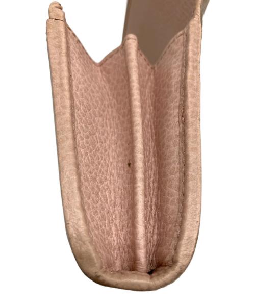 GUCCI（グッチ）GUCCI (グッチ) GGマーモント 長財布 ピンクの古着・服飾アイテム