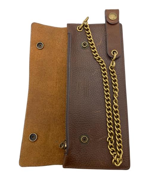 VISVIM（ビズビム）VISVIM (ビズビム) VEGGIE CHAIN WALLET チェーン付ロングウォレット ブラウンの古着・服飾アイテム
