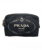 PRADAプラダ）の古着「カナパ　ポーチ」｜ブラック