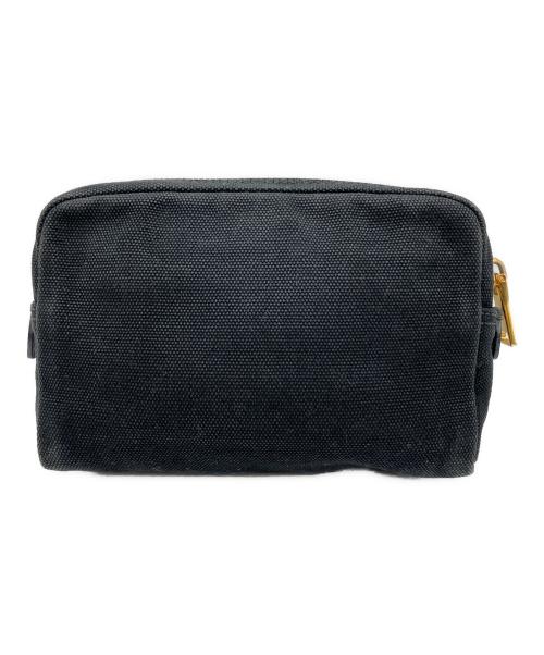 PRADA（プラダ）PRADA (プラダ) カナパ　ポーチ ブラックの古着・服飾アイテム