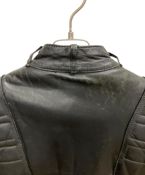 echtes leder（エヒテス レーダァ）echtes leder (エヒテス レーダァ) レザージャケット ブラック サイズ:-の古着・服飾アイテム