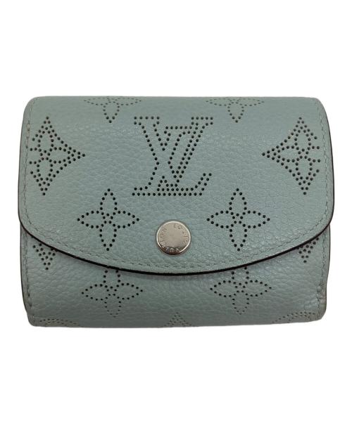 LOUIS VUITTON（ルイ ヴィトン）LOUIS VUITTON (ルイ ヴィトン) マヒナ　ポルトフォイユ・イリス XS スカイブルーの古着・服飾アイテム
