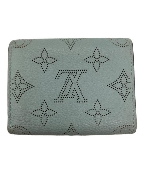 LOUIS VUITTON（ルイ ヴィトン）LOUIS VUITTON (ルイ ヴィトン) マヒナ　ポルトフォイユ・イリス XS スカイブルーの古着・服飾アイテム