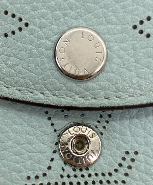 LOUIS VUITTON（ルイ ヴィトン）LOUIS VUITTON (ルイ ヴィトン) マヒナ　ポルトフォイユ・イリス XS スカイブルーの古着・服飾アイテム