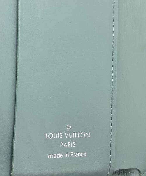 LOUIS VUITTON（ルイ ヴィトン）LOUIS VUITTON (ルイ ヴィトン) マヒナ　ポルトフォイユ・イリス XS スカイブルーの古着・服飾アイテム