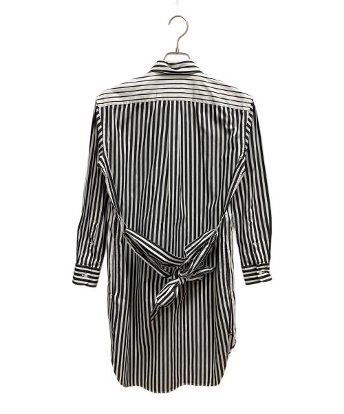 POLO RALPH LAUREN（ポロ・ラルフローレン）POLO RALPH LAUREN (ポロ・ラルフローレン) シャツワンピース ホワイト×ブラック サイズ:SIZE 0の古着・服飾アイテム