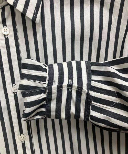 POLO RALPH LAUREN（ポロ・ラルフローレン）POLO RALPH LAUREN (ポロ・ラルフローレン) シャツワンピース ホワイト×ブラック サイズ:SIZE 0の古着・服飾アイテム