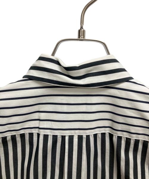 POLO RALPH LAUREN（ポロ・ラルフローレン）POLO RALPH LAUREN (ポロ・ラルフローレン) シャツワンピース ホワイト×ブラック サイズ:SIZE 0の古着・服飾アイテム