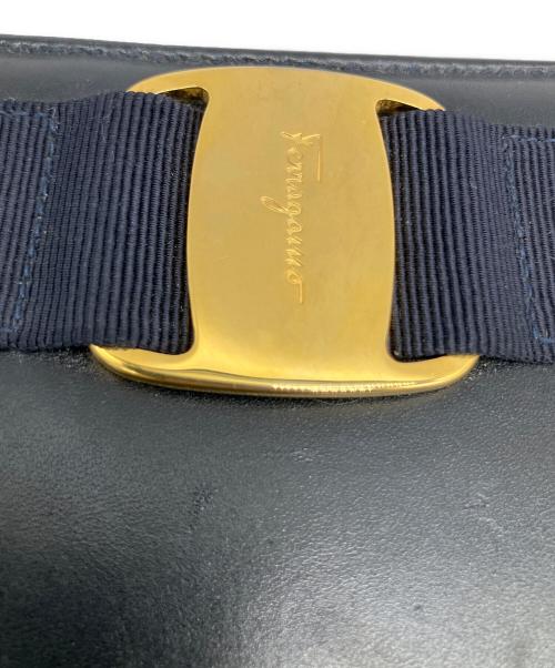 Salvatore Ferragamo（サルヴァトーレ フェラガモ）Salvatore Ferragamo (サルヴァトーレ フェラガモ) コスメポーチ ブラックの古着・服飾アイテム