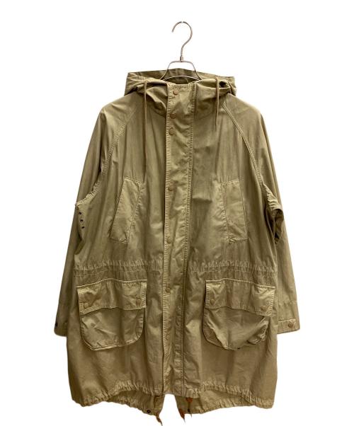 Barbour（バブアー）Barbour (バブアー) Engineered Garments (エンジニアドガーメンツ) Washed Highland Parka モッズコート ベージュ サイズ:SIZE Lの古着・服飾アイテム