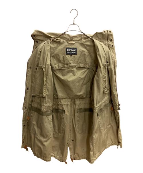 Barbour（バブアー）Barbour (バブアー) Engineered Garments (エンジニアドガーメンツ) Washed Highland Parka モッズコート ベージュ サイズ:SIZE Lの古着・服飾アイテム