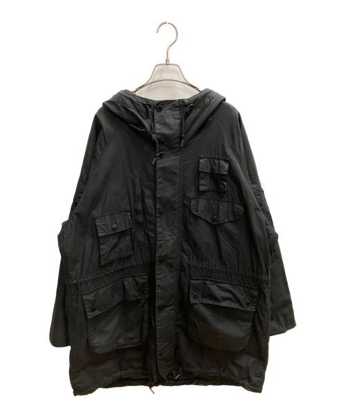 Barbour（バブアー）Barbour (バブアー) Engineered Garments (エンジニアドガーメンツ) Zip Parka モッズオイリーコート ブラック サイズ:SIZE Lの古着・服飾アイテム