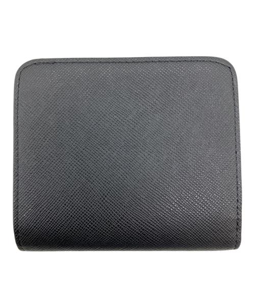 PAUL SMITH（ポールスミス）PAUL SMITH (ポールスミス) ブライトストライププラー　P915　2つ折り財布 ブラック 未使用品の古着・服飾アイテム