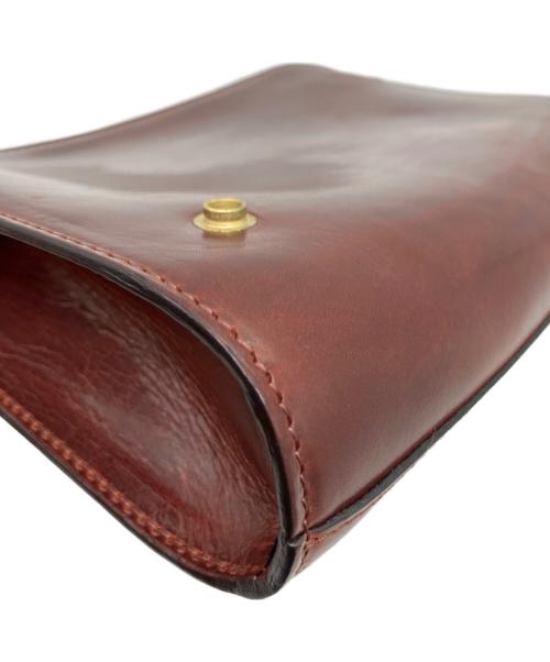 GANZO（ガンゾ）GANZO (ガンゾ) クラッチバッグ ブラウンの古着・服飾アイテム