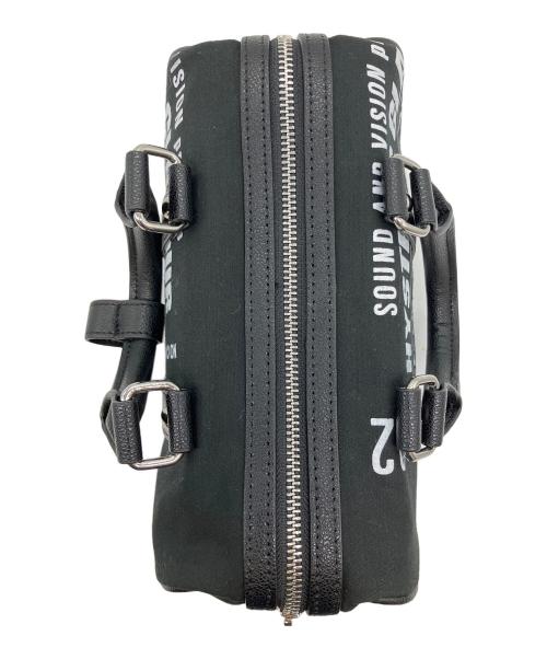 Hysteric Glamour（ヒステリックグラマー）Hysteric Glamour (ヒステリックグラマー) ロゴプリントミニボストンバッグ ブラックの古着・服飾アイテム