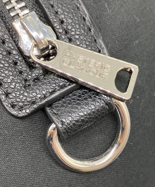 Hysteric Glamour（ヒステリックグラマー）Hysteric Glamour (ヒステリックグラマー) ロゴプリントミニボストンバッグ ブラックの古着・服飾アイテム