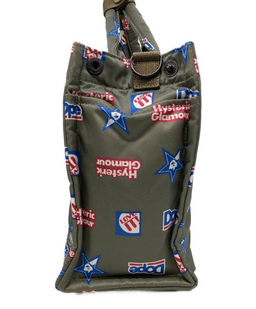 Hysteric Glamour（ヒステリックグラマー）Hysteric Glamour (ヒステリックグラマー) PORTER (ポーター) PORTER/HYSTERIC INTERVIEW 2WAYミニトート オリーブの古着・服飾アイテム