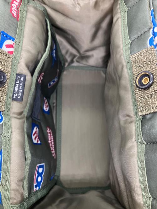 Hysteric Glamour（ヒステリックグラマー）Hysteric Glamour (ヒステリックグラマー) PORTER (ポーター) PORTER/HYSTERIC INTERVIEW 2WAYミニトート オリーブの古着・服飾アイテム