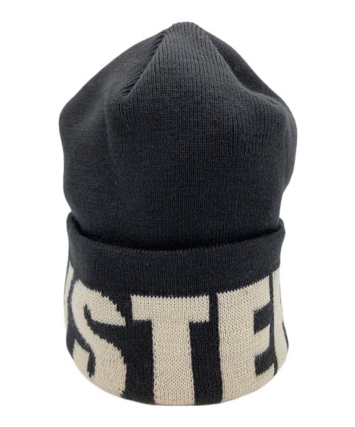 Hysteric Glamour（ヒステリックグラマー）Hysteric Glamour (ヒステリックグラマー) ニット帽 ブラック×ベージュ 未使用品の古着・服飾アイテム