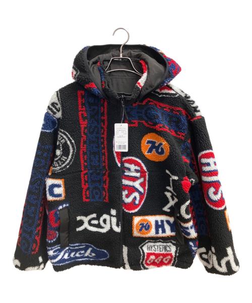 X-GIRL（エックスガール）X-GIRL (エックスガール) Hysteric Glamour (ヒステリックグラマー) HYS GLAM REV BOA JKT マルチカラー サイズ:SIZE M 未使用品の古着・服飾アイテム