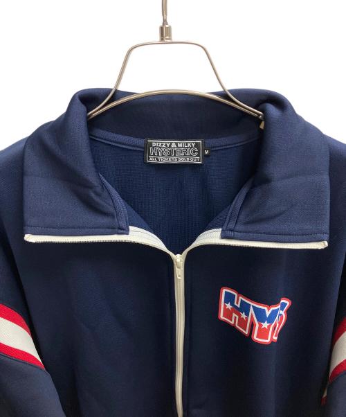 Hysteric Glamour（ヒステリックグラマー）Hysteric Glamour (ヒステリックグラマー) HYS STAR　トラックジャケット ネイビー サイズ:SIZE Mの古着・服飾アイテム