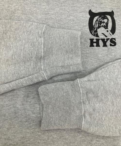 Hysteric Glamour（ヒステリックグラマー）Hysteric Glamour (ヒステリックグラマー) HOTTER THAN HELL　クルーネックスウェット グレー サイズ:SIZE Lの古着・服飾アイテム