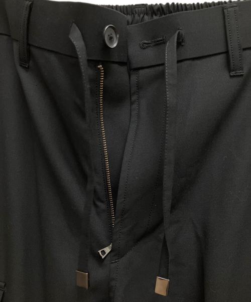 UNITED TOKYO（ユナイテッドトーキョー）UNITED TOKYO (ユナイテッドトーキョー) ウォッシャブルウール イージーカーゴパンツ ブラック サイズ:SIZE 1の古着・服飾アイテム