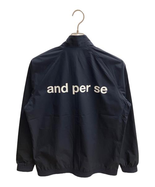 and per se（アンパスィ）and per se (アンパスィ) マルチウェザージャケット ネイビー サイズ:SIZE L 未使用品の古着・服飾アイテム