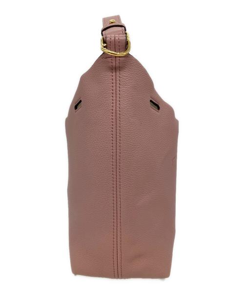 ANYA HINDMARCH（アニヤ・ハインドマーチ）ANYA HINDMARCH (アニヤ・ハインドマーチ) ショルダーバッグ ピンクの古着・服飾アイテム