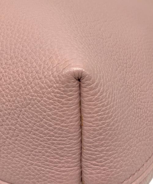 ANYA HINDMARCH（アニヤ・ハインドマーチ）ANYA HINDMARCH (アニヤ・ハインドマーチ) ショルダーバッグ ピンクの古着・服飾アイテム