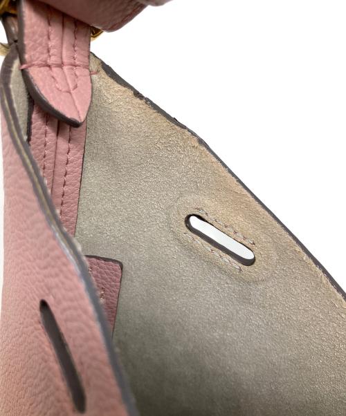 ANYA HINDMARCH（アニヤ・ハインドマーチ）ANYA HINDMARCH (アニヤ・ハインドマーチ) ショルダーバッグ ピンクの古着・服飾アイテム