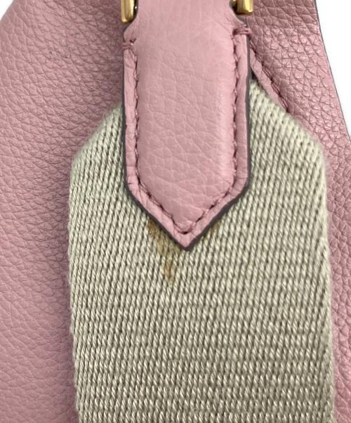 ANYA HINDMARCH（アニヤ・ハインドマーチ）ANYA HINDMARCH (アニヤ・ハインドマーチ) ショルダーバッグ ピンクの古着・服飾アイテム