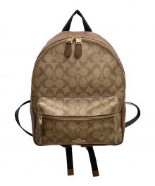 COACH（コーチ）の古着「シグネチャー リュック」｜ブラウン