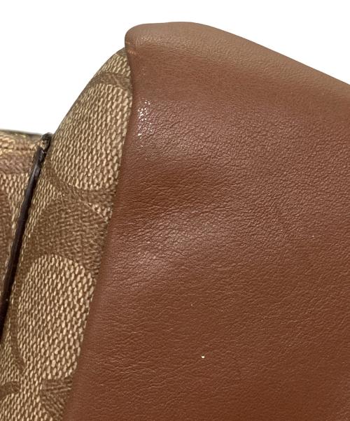COACH（コーチ）COACH (コーチ) シグネチャー リュック ブラウンの古着・服飾アイテム