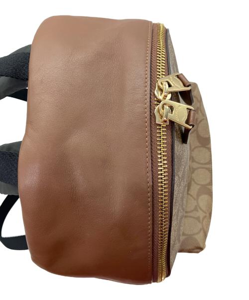 COACH（コーチ）COACH (コーチ) シグネチャー リュック ブラウンの古着・服飾アイテム