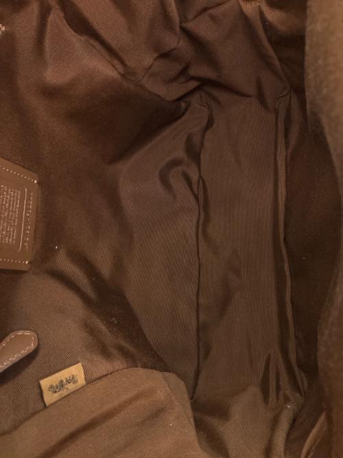 COACH（コーチ）COACH (コーチ) シグネチャー リュック ブラウンの古着・服飾アイテム