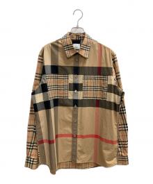 BURBERRY（バーバリー）の古着「長袖シャツ」｜ベージュ