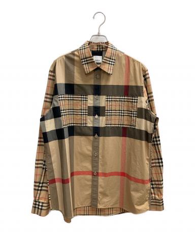 中古・古着通販】BURBERRY (バーバリー) 長袖シャツ ベージュ サイズ