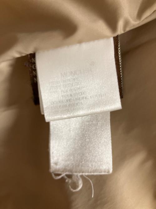 MONCLER（モンクレール）MONCLER (モンクレール) MONTANA ダウンコート ベージュ サイズ:SIZE 0の古着・服飾アイテム