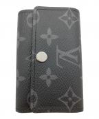 LOUIS VUITTONルイ ヴィトン）の古着「モノグラムエクリプス ミュルティクレ6 キーケース」｜ブラック