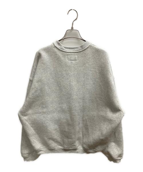 stussy（ステューシー）stussy (ステューシー) STU Applique Crew カレッジロゴスウェットシャツ オートミール サイズ:SIZE Mの古着・服飾アイテム