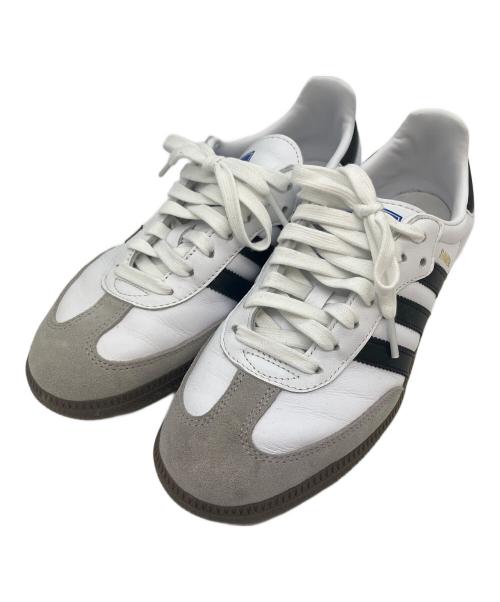 adidas（アディダス）adidas (アディダス) SAMBA OG スニーカー ホワイト×グレー サイズ:SIZE 25.5cmの古着・服飾アイテム