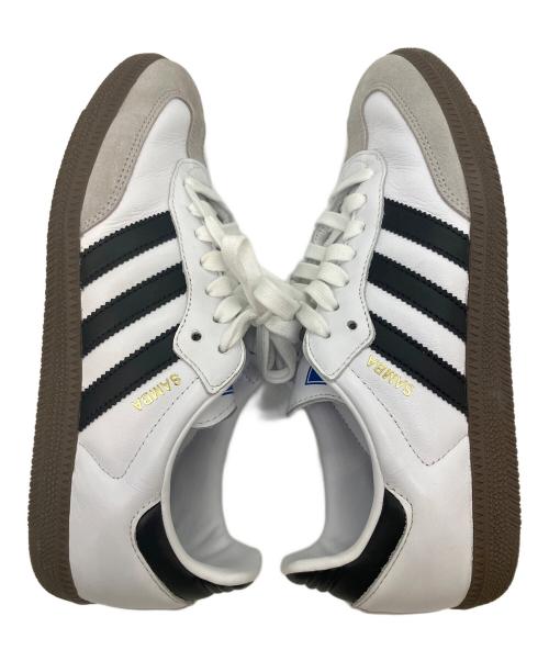 adidas（アディダス）adidas (アディダス) SAMBA OG スニーカー ホワイト×グレー サイズ:SIZE 25.5cmの古着・服飾アイテム