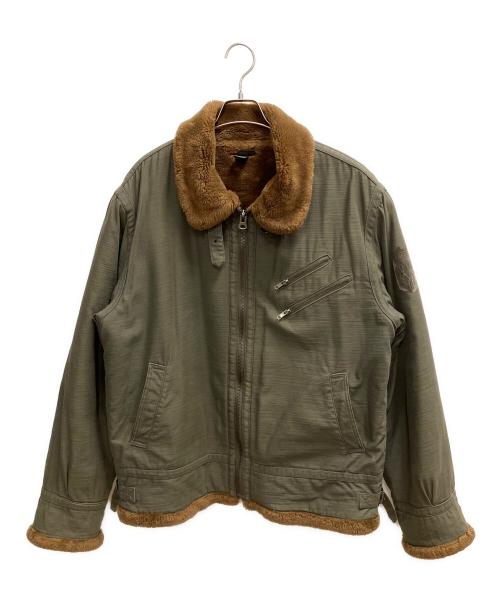 DIESEL（ディーゼル）DIESEL (ディーゼル) ミリタリージャケット グリーン サイズ:SIZE XLの古着・服飾アイテム