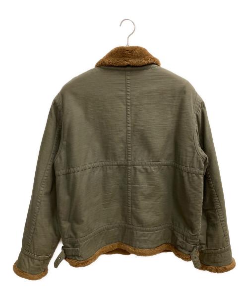 DIESEL（ディーゼル）DIESEL (ディーゼル) ミリタリージャケット グリーン サイズ:SIZE XLの古着・服飾アイテム