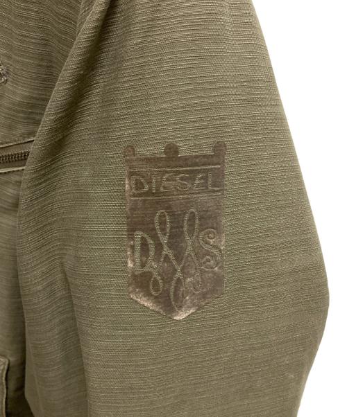 DIESEL（ディーゼル）DIESEL (ディーゼル) ミリタリージャケット グリーン サイズ:SIZE XLの古着・服飾アイテム