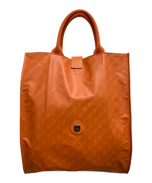 GHERARDINI（ゲラルディーニ）GHERARDINI (ゲラルディーニ) ソフティ　トートバッグ オレンジの古着・服飾アイテム