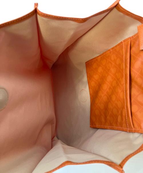 GHERARDINI（ゲラルディーニ）GHERARDINI (ゲラルディーニ) ソフティ　トートバッグ オレンジの古着・服飾アイテム