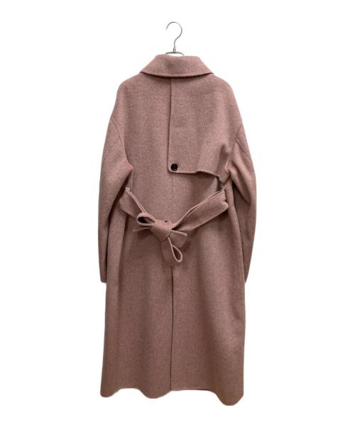 LE CIEL BLEU（ルシェルブルー）LE CIEL BLEU (ルシェルブルー) ロングコート ピンク サイズ:SIZE 36の古着・服飾アイテム